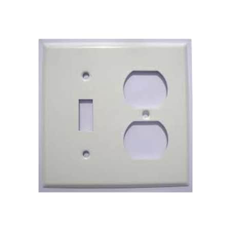 Mulberry Number of Gangs: 2 Steel, Semi-Gloss Finish, White 86532